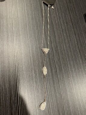 Inspired Silver Silver-Tone Dangle Pendant Necklace NIP